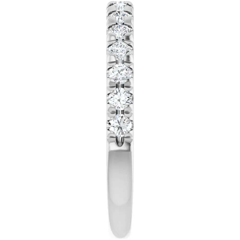 14KW 0.50 CTW Diamond French-Set Natural Diamond - Farsi Jewelers