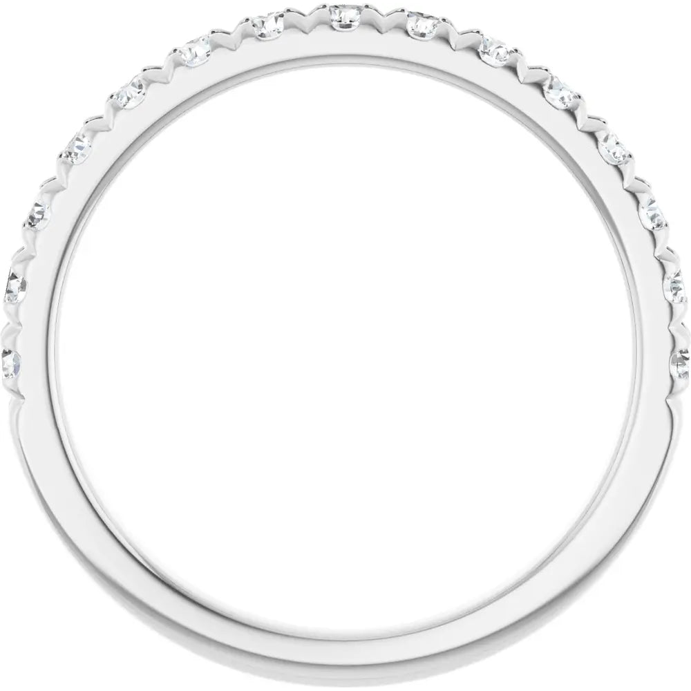 14KW 0.50 CTW Diamond French-Set Natural Diamond - Farsi Jewelers