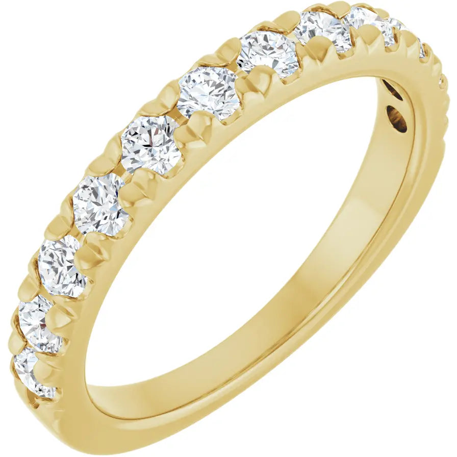 14KW 0.50 CTW Diamond French-Set Natural Diamond - Farsi Jewelers