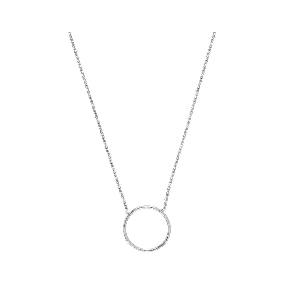 14KW Wire Circle Necklace Farsi Jewelers