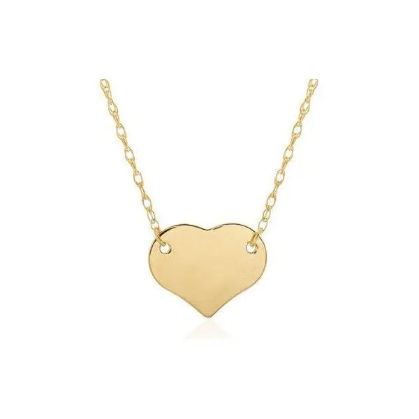 14KY Mini Heart Necklace Farsi Jewelers
