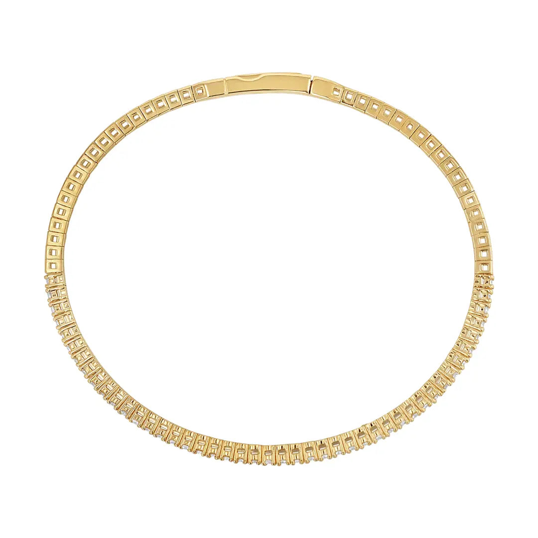 14KY Gold 1.78ctw Lab-Grown Diamond Flex-Bracelet