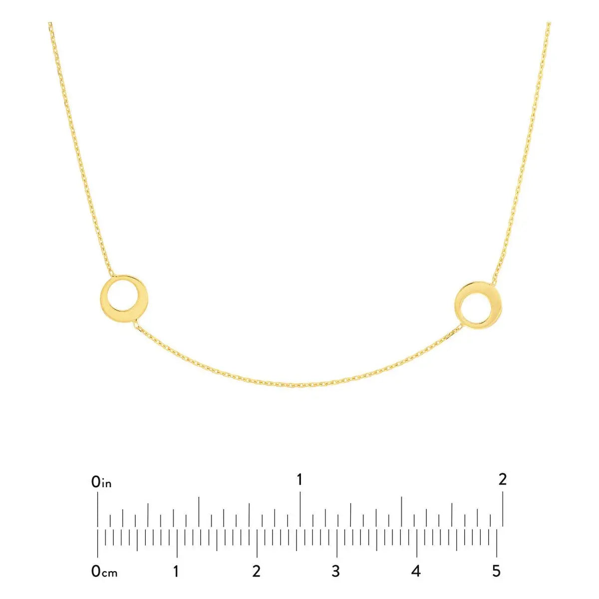 6PC HALF OPEN CIRCLE STATION ADJ.NECK,LB Farsi Jewelers