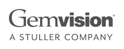 Gemvision logo with 'A Stuller Company' text on a white background