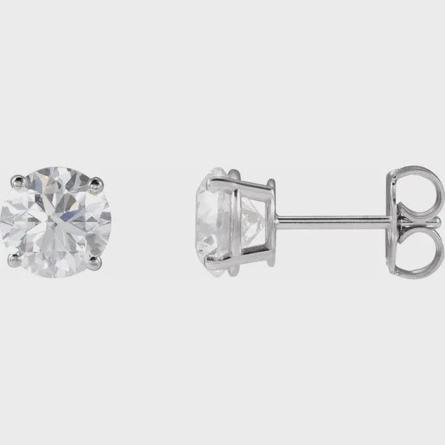 14K 2.00 ctw Lab-Grown Diamond Stud Earring