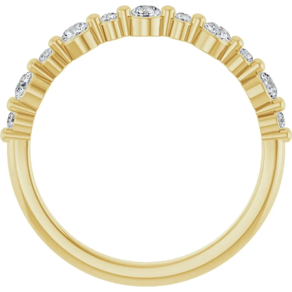 14K 0.38 ctw Lab-Grown Diamond Wedding Ring