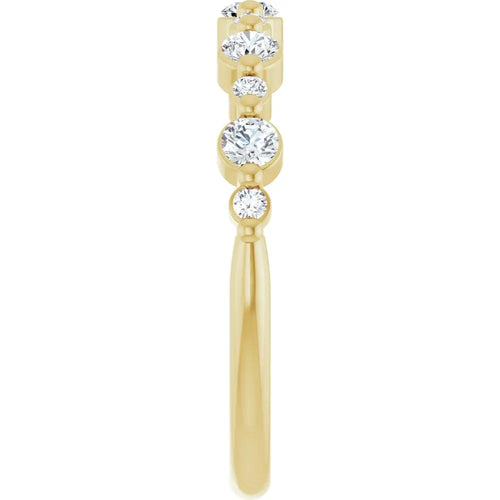 Load image 1 in gallery view. 14K 0.38 ctw Lab-Grown Diamond Wedding Ring