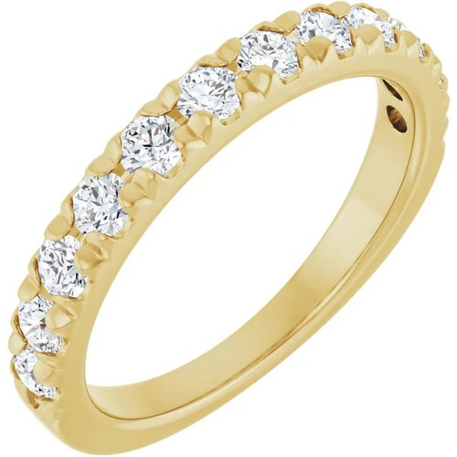 Load image 1 in gallery view. 14K Gold 0.50 ctw  Diamond Wedding band