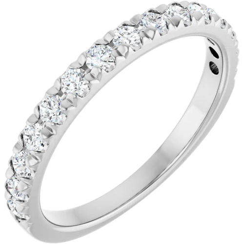 Load image 1 in gallery view. Diamond Wedding Rings 14K White 14K 0.50 ctw Lab-Grown Diamond Wedding Ring