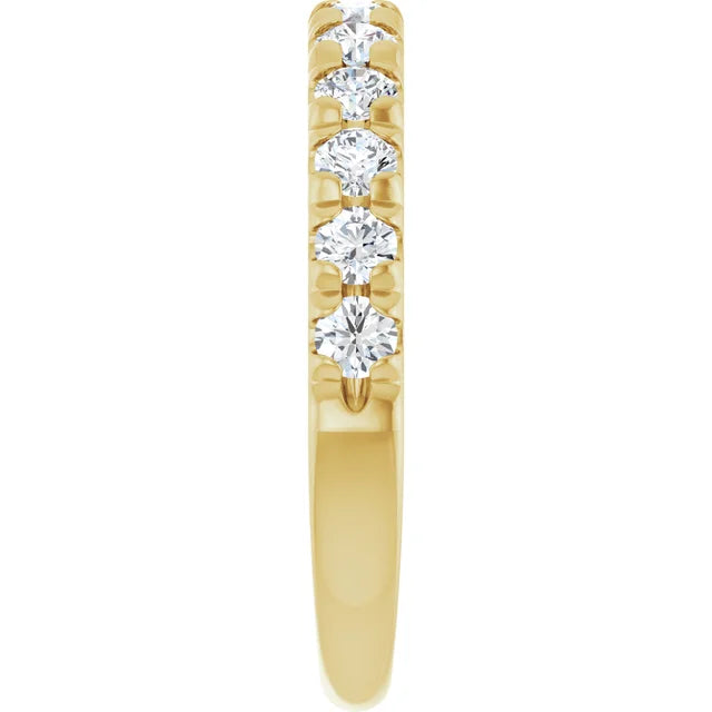 14K 0.75 ctw Lab-Grown Diamond Wedding Ring