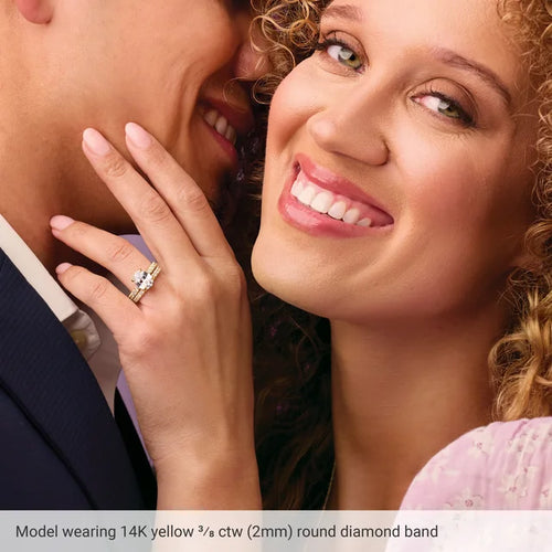 Load image 1 in gallery view. 14K 0.75 ctw Lab-Grown Diamond Wedding Ring