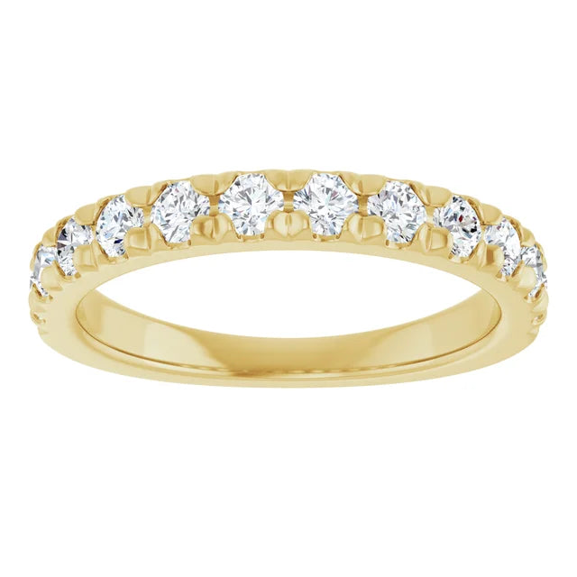 14K 0.75 ctw Lab-Grown Diamond Wedding Ring