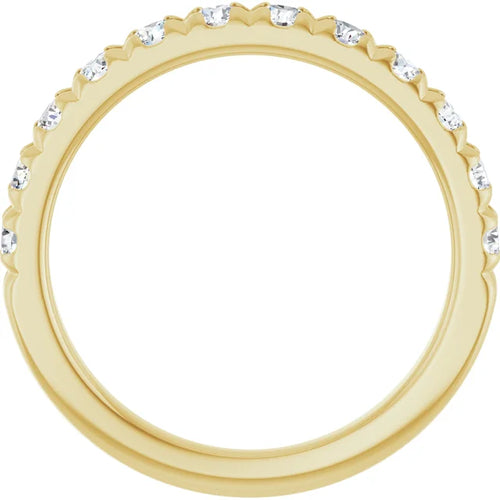 Load image 1 in gallery view. 14K 0.75 ctw Lab-Grown Diamond Wedding Ring