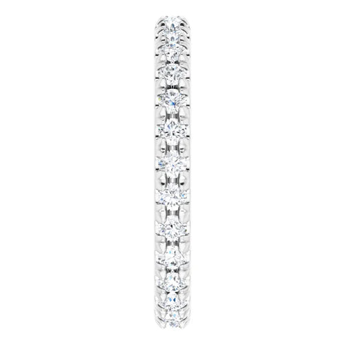 Load image 1 in gallery view. 14K French-Set 1 ctw Lab-Grown Wedding Ring