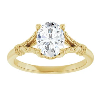 Load image 1 in gallery view. 14K Gold Vintage Ring inspired