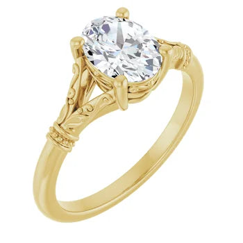 14K Gold Vintage Ring inspired