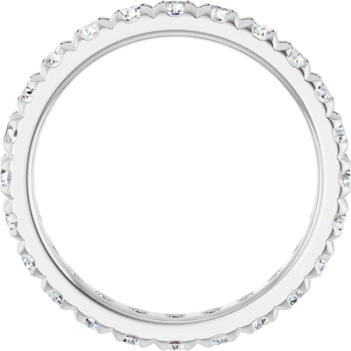 Load image 1 in gallery view. Diamond Wedding Rings 14K Lab-Grown Diamond Eternity Band