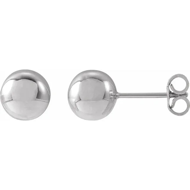 14K Round Ball Earrings - Farsi Jewelers