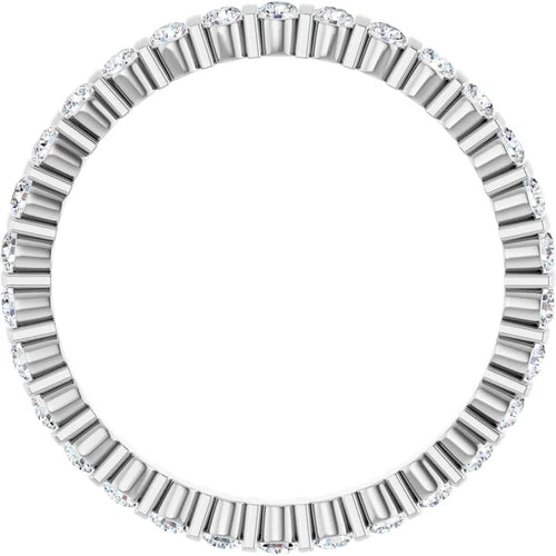Load image 1 in gallery view. 14K White 1/2 CTW Lab-Grown Diamond Eternity Band - Farsi Jewelers