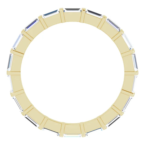 Load image 1 in gallery view. 14K Yellow 3/4 CTW Lab-Grown Diamond Eternity Band - Farsi Jewelers