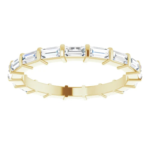 Load image 1 in gallery view. 14K Yellow 3/4 CTW Lab-Grown Diamond Eternity Band - Farsi Jewelers