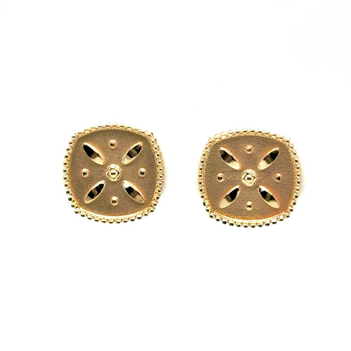 Load image 1 in gallery view. 14K Yellow Derafsh Kaviani Earring