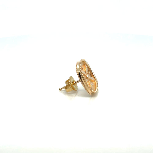 Load image 1 in gallery view. 14K Yellow Derafsh Kaviani Earring