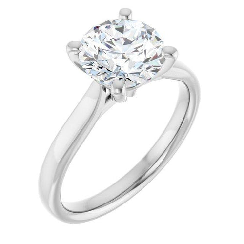 Load image 1 in gallery view. 14KW 2 CT Lab-Grown Diamond Engagement Ring (Mounting Only) - Farsi Jewelers