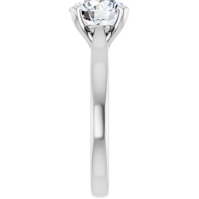 14KW 2 CT Lab-Grown Diamond Engagement Ring (Mounting Only) - Farsi Jewelers