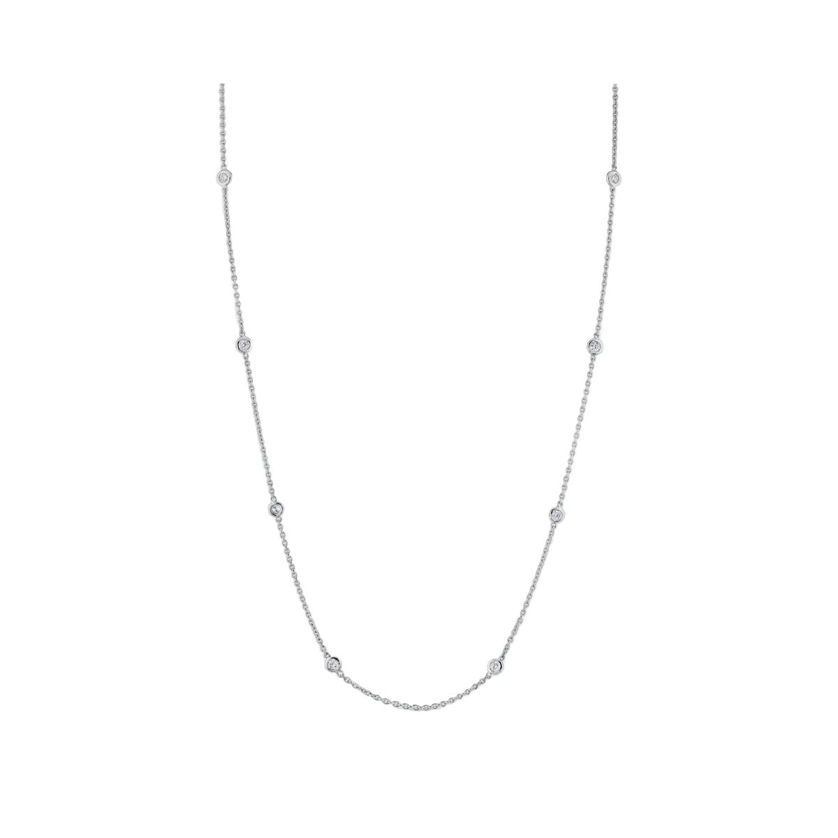 Diamond Jewelry Collections 14K White Diamond By-Yard 0.50 ctw