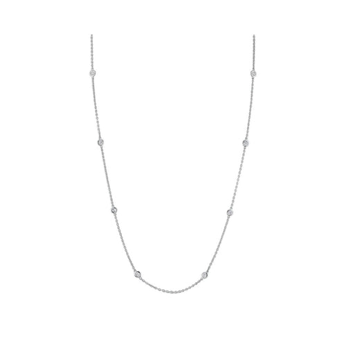 Load image 1 in gallery view. Diamond Jewelry Collections 14K White Diamond By-Yard 0.50 ctw