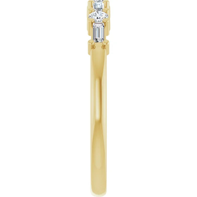 14KY 0.25 ctw Lab-Grown Diamond Wedding Ring