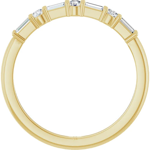Load image 1 in gallery view. 14KY 0.25 ctw Lab-Grown Diamond Wedding Ring
