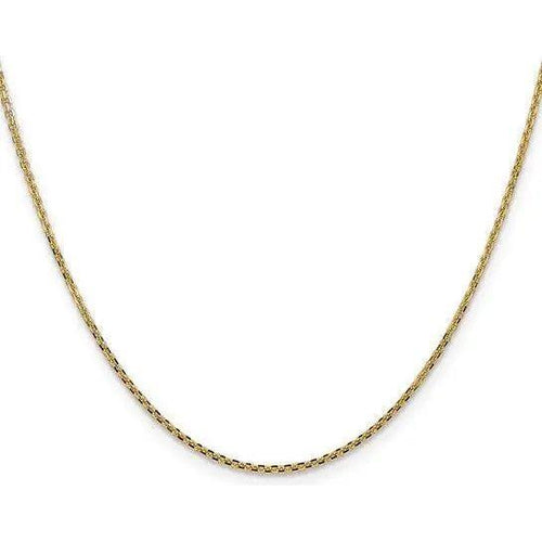 Load image 1 in gallery view. 14K Yellow Gold Chain - 1.45mm Solid D/C Cable 16"