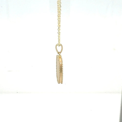 Load image 1 in gallery view. 14KY Derafsh Kaviani Diamond Pendant