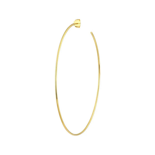 Load image 1 in gallery view. 14KY Gold Large Open Hoop 75mm - Farsi Jewelers