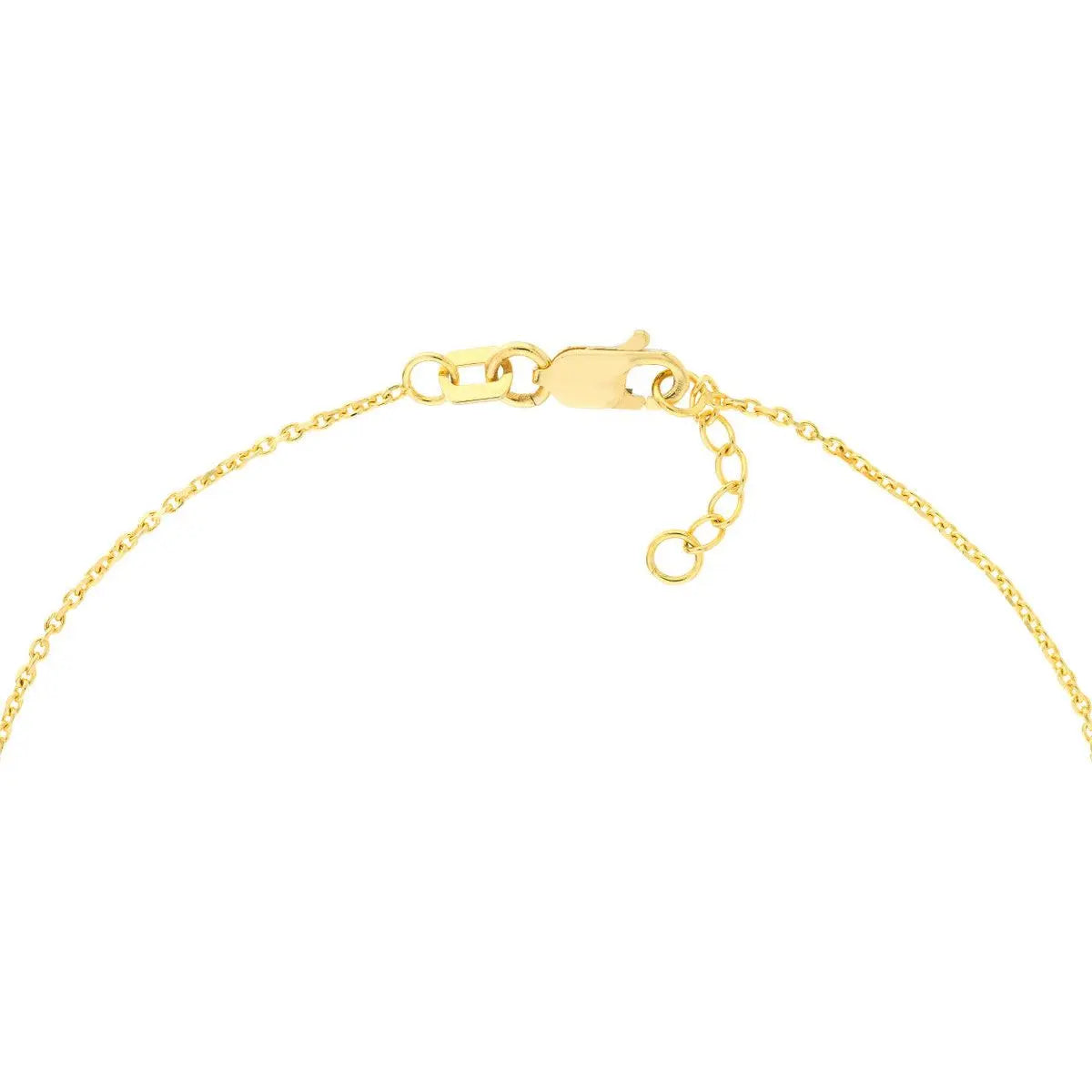 14K Yellow Gold Mini Evil Eye Adjustable Bracelet – Dainty Protection Jewelry