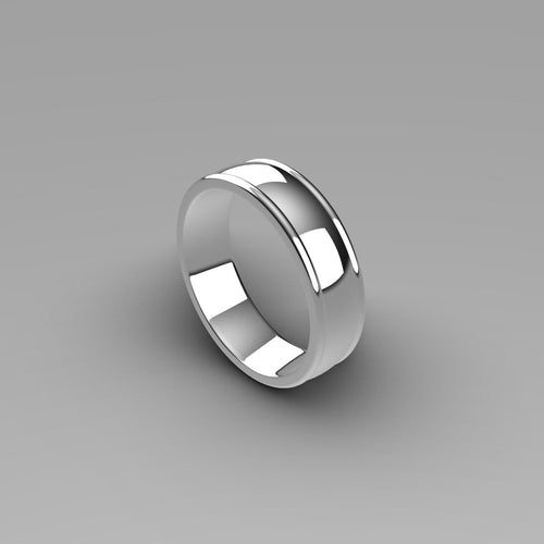 Load image 1 in gallery view. 14K Gold Men's Wedding Band