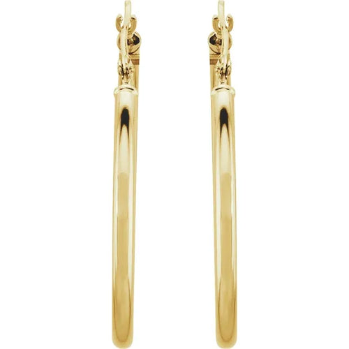 Load image 1 in gallery view. Gold Fashion Jewelry 30mm 14K Hoop Earrings