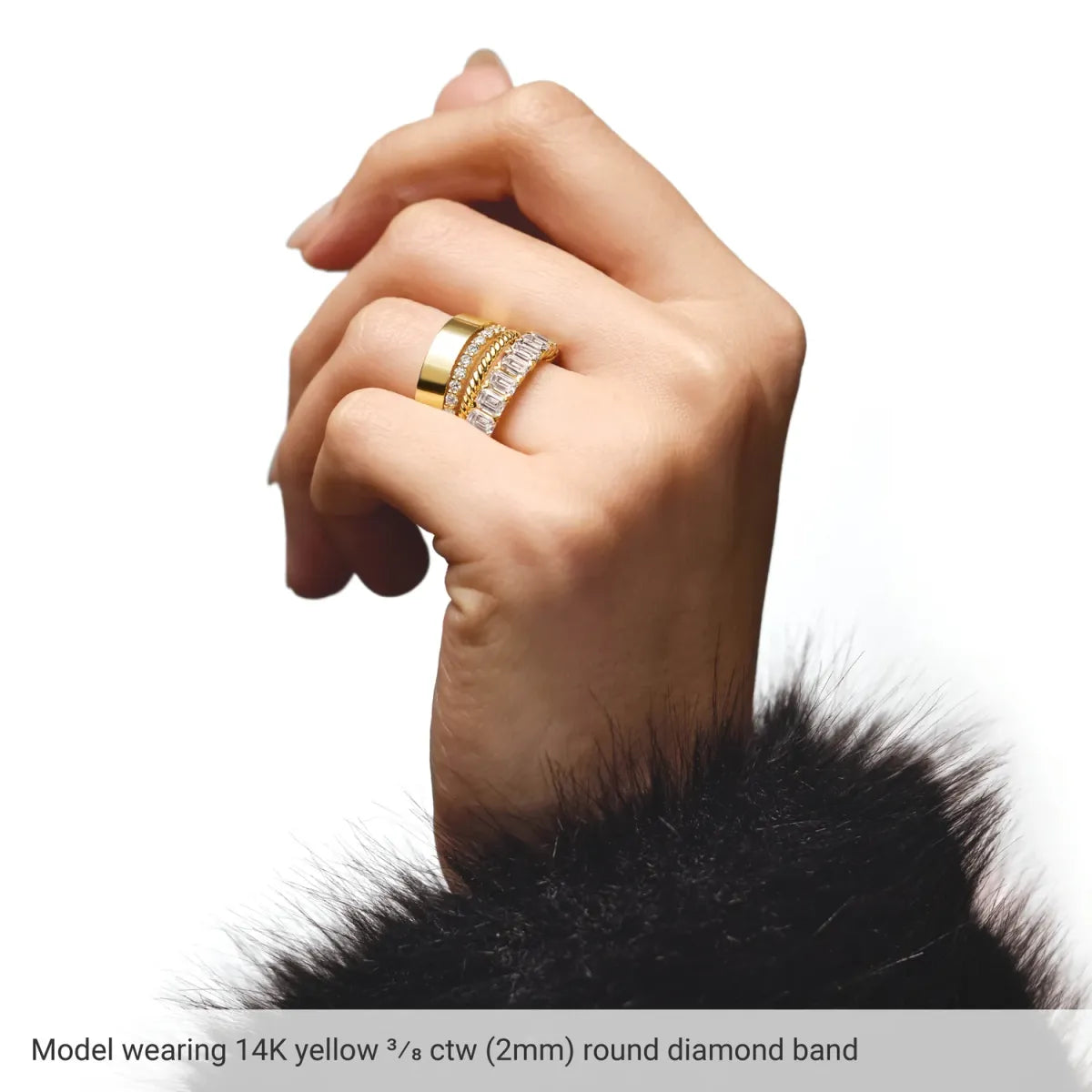 Diamond Wedding Rings Lab-Grown Diamond Wedding & Anniversary Band – 5/8 CTW Shared Prong Setting