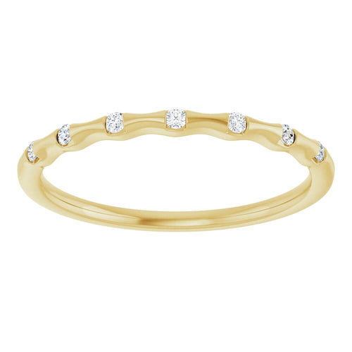 Load image 1 in gallery view. Diamond Jewelry Collections 14K .07 CTW Lab Diamond Stackable Ring