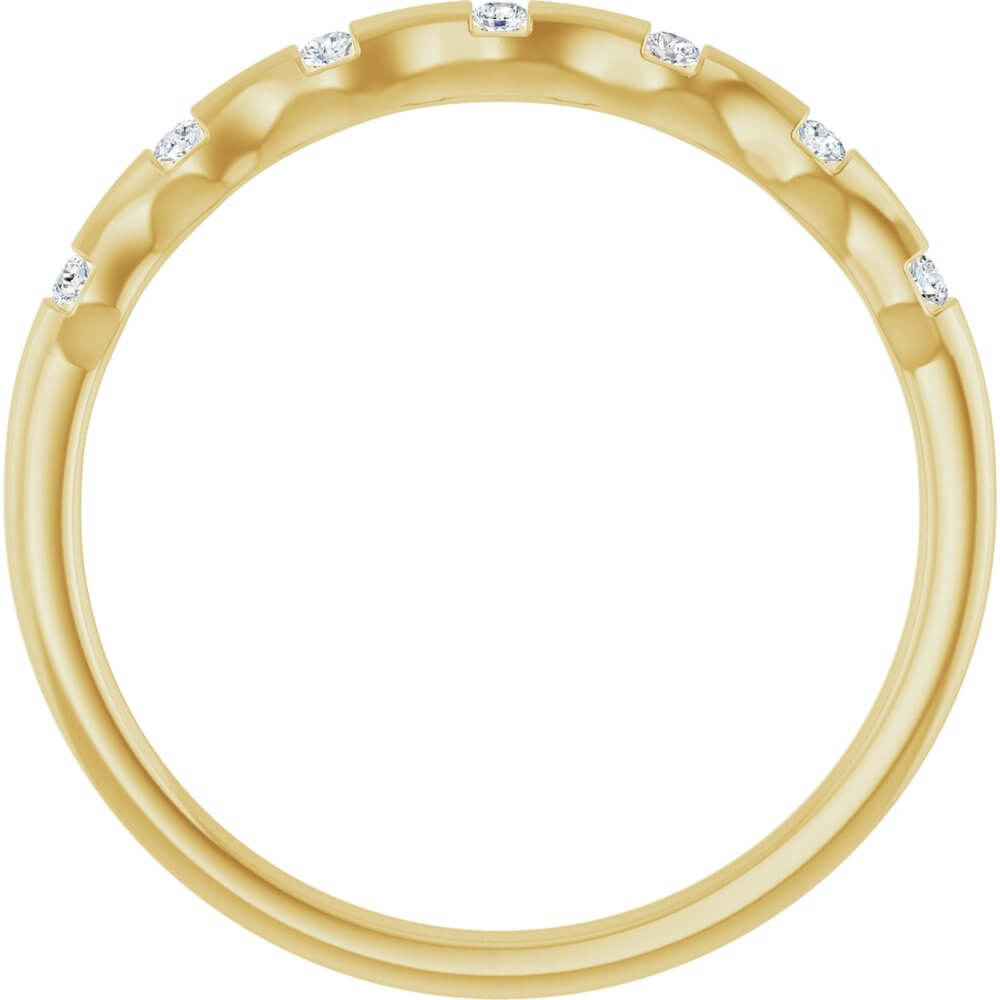 Diamond Jewelry Collections 14K .07 CTW Lab Diamond Stackable Ring