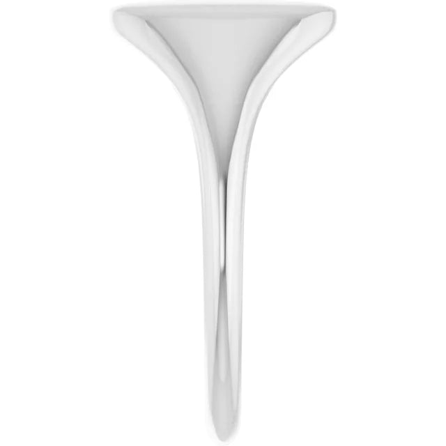 Gold Fashion Jewelry 14K Gold Oval Signet Ring