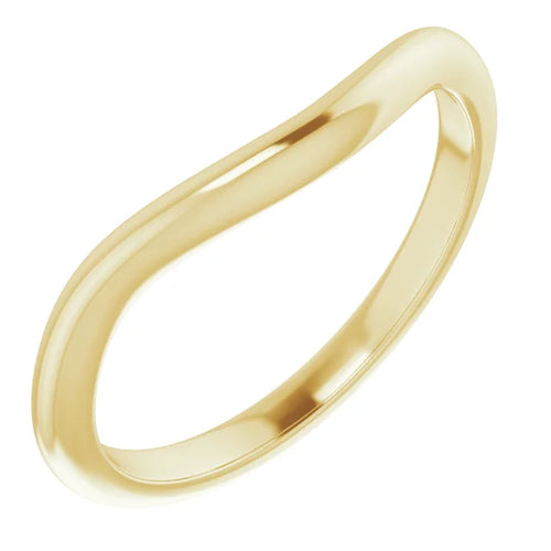 Load image 1 in gallery view. 14K Yellow Gold 6.5 mm Round Band