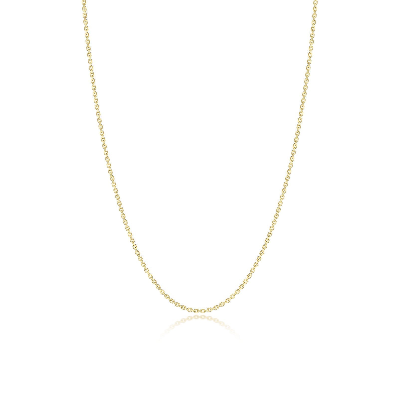 Lafonn's own product photo of the Venus chain in gold-finished sterling silver