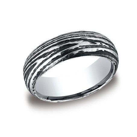 Wedding Rings COBALT 7.5MM BLKNDBARK