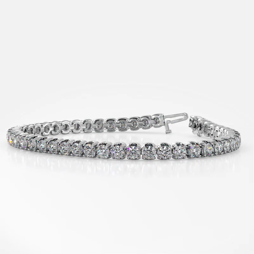 Load image 1 in gallery view. Diamond Jewelry Collections 8 ct 14K Diamond Tennis Bracelet