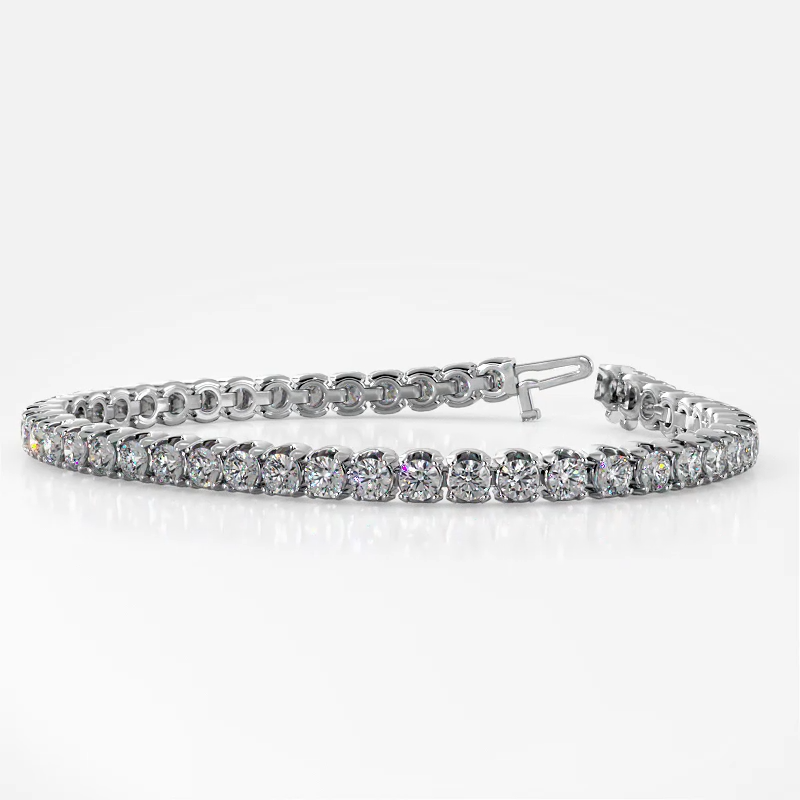 Diamond Jewelry Collections 8 ct 14K Diamond Tennis Bracelet