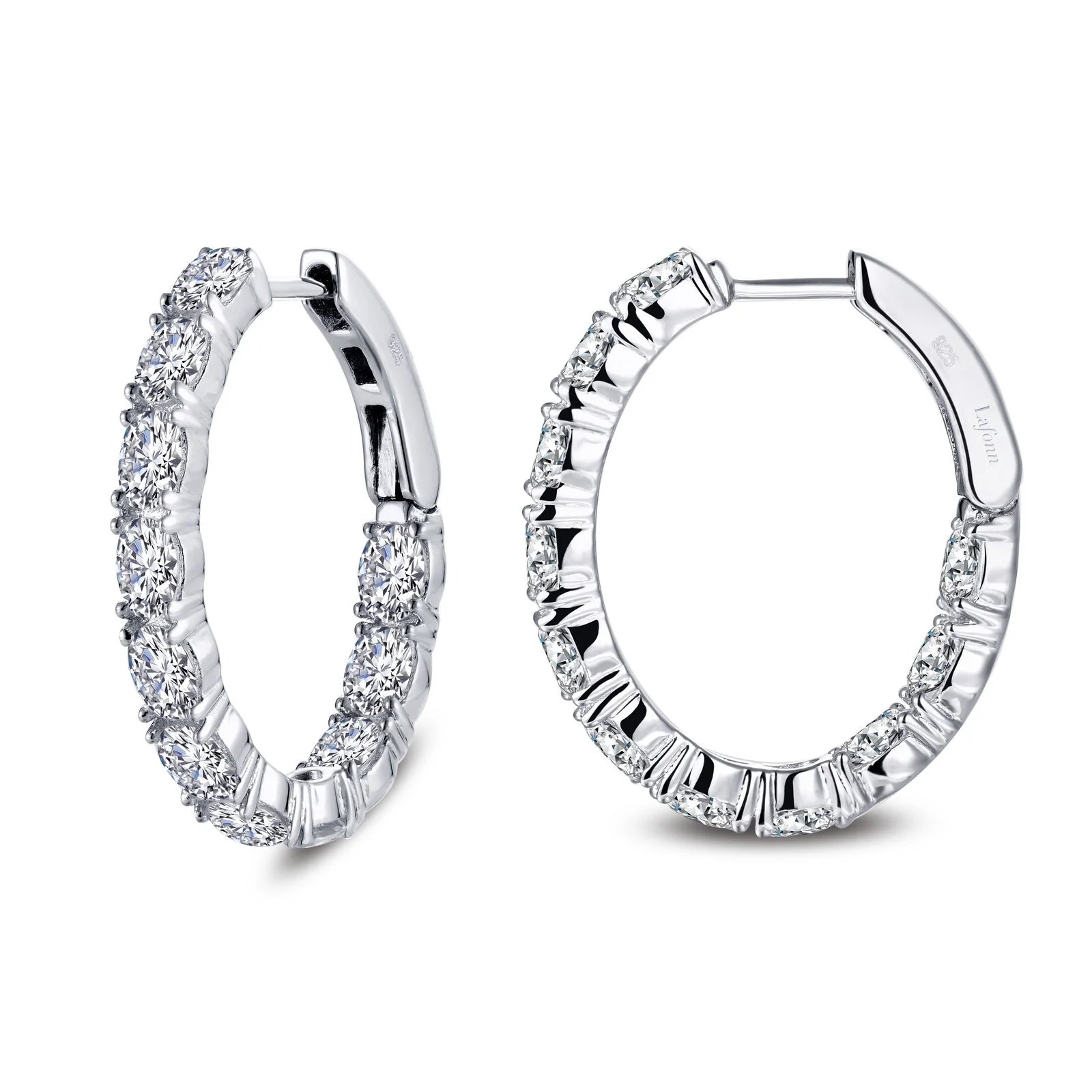 20Mm X 25Mm Oval Hoop Earrings