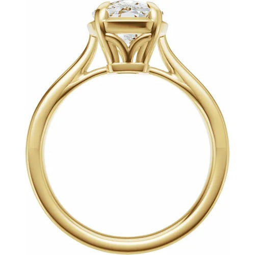 Load image 1 in gallery view. Elongated Cushion Cut Engagement Ring - 2.50 ct 14K Gold